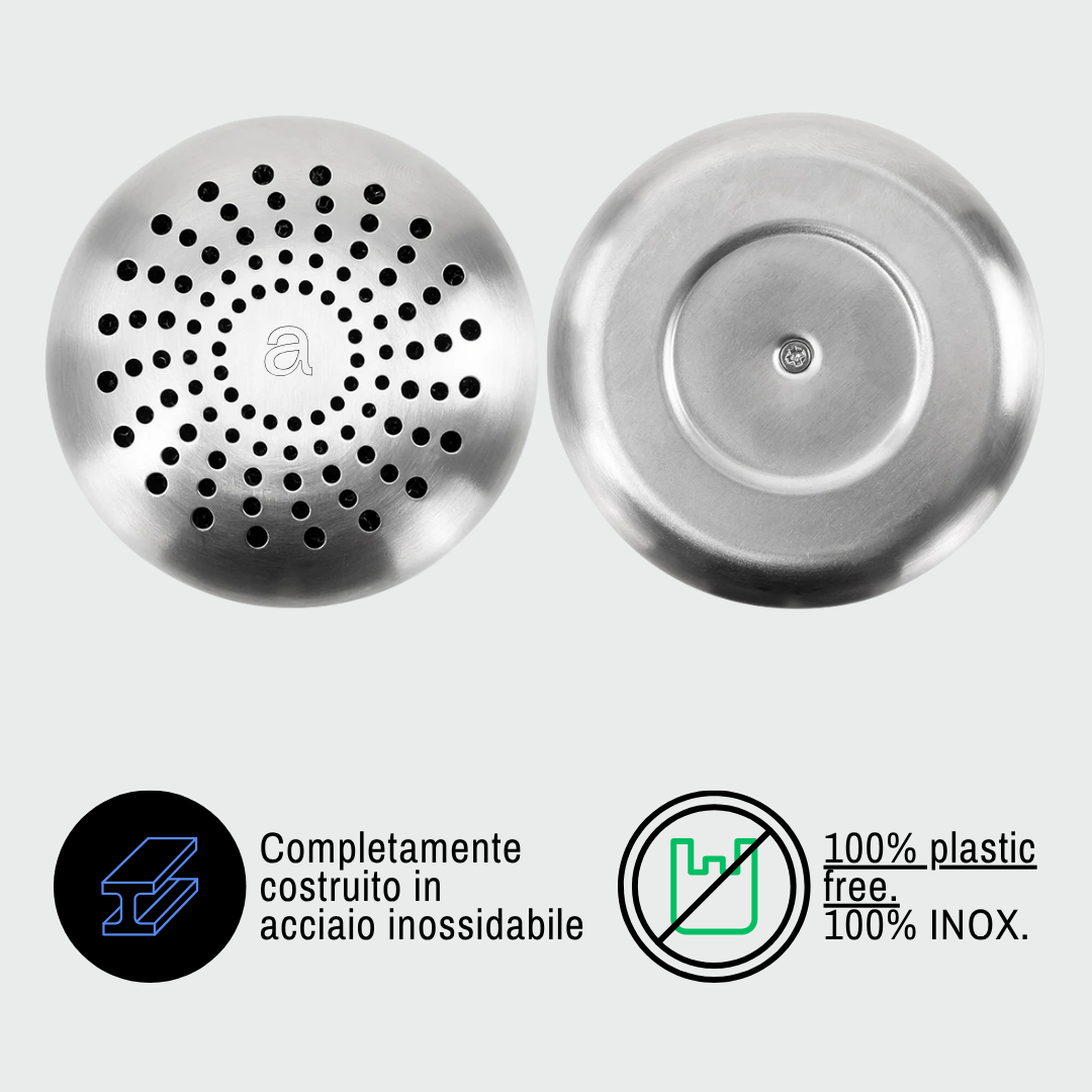 Ayyro | Atmos Purificatore d’aria naturale | Elimina il 99% di odori e batteri per Frigo, Auto, Armadi, Scarpiere, Animali | Utilizzabile 10 anni.