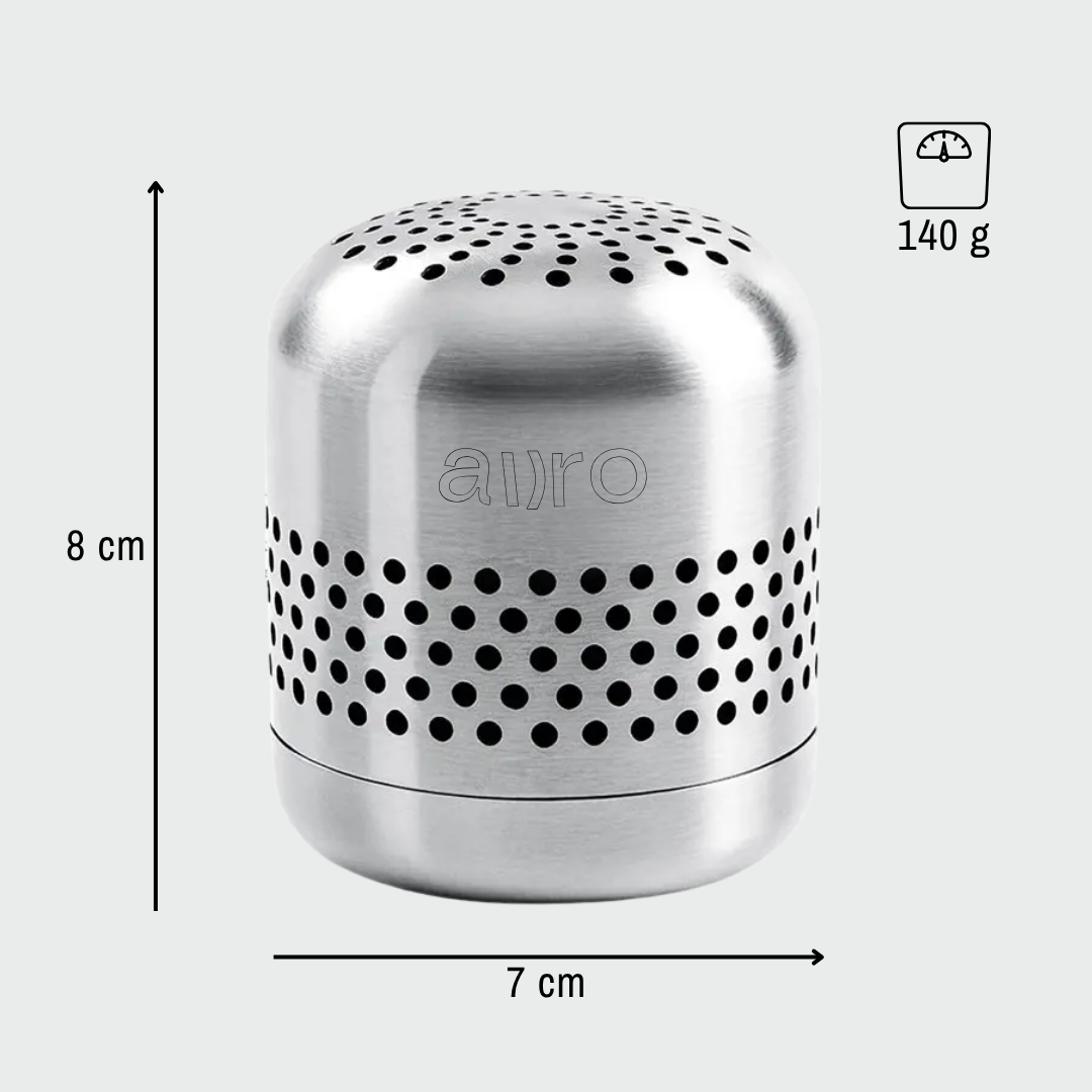 Ayyro | Atmos Purificatore d’aria naturale | Elimina il 99% di odori e batteri per Frigo, Auto, Armadi, Scarpiere, Animali | Utilizzabile 10 anni.